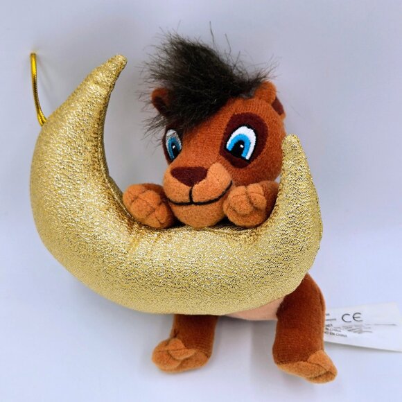 Scar Disney Christmas Ornament Holiday Plush Toy Gold Moon 2002 The Lion King - Picture 4 of 8